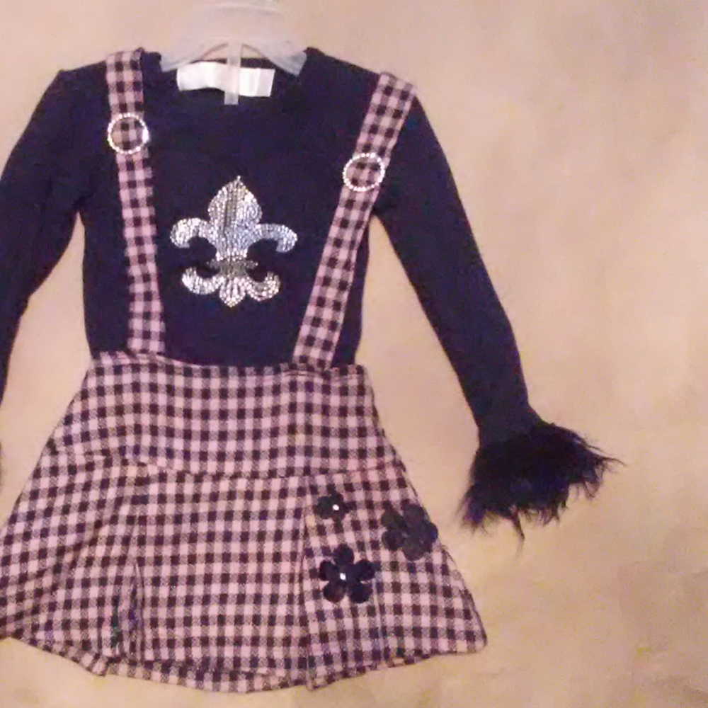 Greggy girl 2 piece set new orleans saints